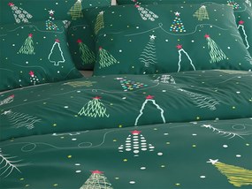 PrzytulneMieszkanie.pl PrzytulneMieszkanie.pl Pościel z mikrofibry CHRISTMAS DRIFT zielone Rozmiar pościeli: 70 x 90 cm | 140 x 220 cm