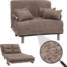 Fotel z funkcją spania MCW-K29, jasnobrązowy