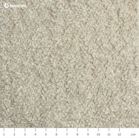 Beżowa rozkładana sofa z materiału bouclé 215 cm Patti – Bonami Selection