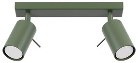 Zielona lampa punktowa 6x30 cm Etna – Sollux