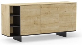 Niska komoda w dekorze dębu 170x80 cm Cequoia – Marckeric