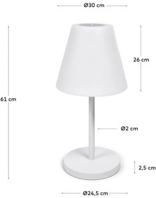 Lampa zewnętrzna na USB ze ściemniaczem ø 24,5 cm Amaray – Kave Home
