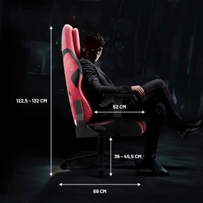 Fotel Diablo X.One Prime, Bloody Mary, Normal Size