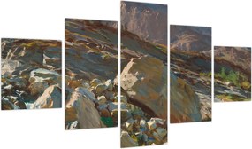 Obraz - John Singer Sargent, Simplon Pass, reprodukcje (125x70 cm)