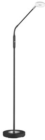 Czarna lampa stojąca LED ze ściemniaczem (wysokość 150 cm) Dent – Fischer &amp; Honsel