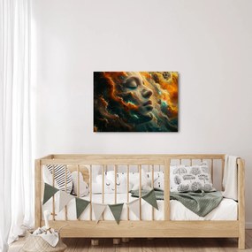 Obraz - Twarz w kosmosie (70x50 cm)