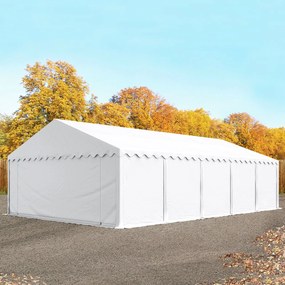 TOOLPORT 5x10m Namiot magazynowy, PVC 700, biały - (6118)