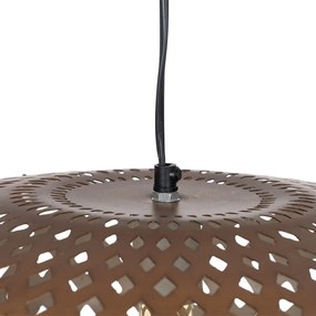 Lampa wisząca w kolorze złota z metalowym kloszem ø 56 cm – Ixia