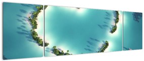 Obraz - Wyspy serca (170x50 cm)