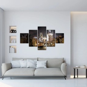 Obraz oświetlonej Bramy Pyłu (125x70 cm)