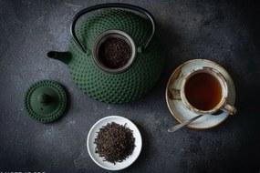 Czajnik żeliwny z zaparzaczem MIKA, 1250 ml