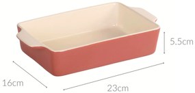 Naczynie prostokątne WIW ceramiczne, 23 x 14 cm