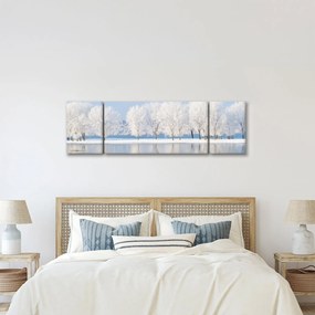 Obraz zimowego krajobrazu (170x50 cm)