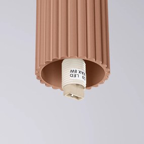 Plafon HALO mocca IP44 ryflowany SOLLUX  LIGHTING