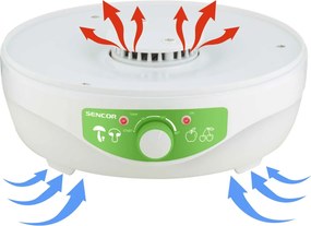 Sencor SFD 790WH suszarka do żywności z regulacją temperatury, biały