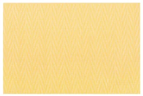 Żółta mata stołowa Tiseco Home Studio Chevron, 45x30 cm