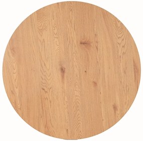 PROMOCJA Dębowy stół jadalny z czarnymi nogami TETIS 100x100 II jakość