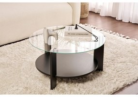 Stolik konferencyjny Clara Wood Black