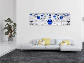 Obraz połączonych kul (170x50 cm)