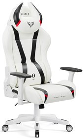 Fotel gamingowy Diablo X-Horn 2.0 King Size, biało-czarny