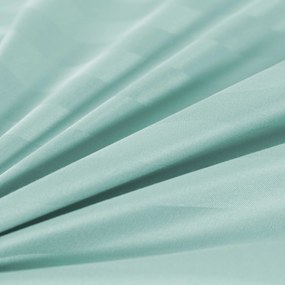 PrzytulneMieszkanie.pl PrzytulneMieszkanie.pl Hotelowa pościel z mikrofibry JASMINE miętowa - pasek 2 cm, hotelowa kieszeń Rozmiar pościeli: 2 szt 70 x 90 cm | 200 x 220 cm