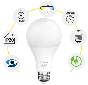 Żarówka LED Zimna E-27 18W RSL034