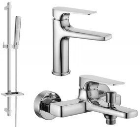 Mexen Lynx DQ72 zestaw wannowy, chrom - 745903DQ72-00