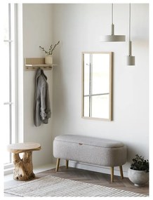 Okrągły stolik z litego drewna tekowego ø 40 cm Palena – House Nordic