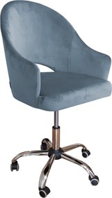 Fotel obrotowy VELVET tkanina Welur krzesło biurowe