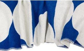 Niebiesko-kremowy koc 150x200 cm Tul – noo.ma