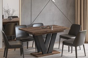 Stół z nogami w kształcie litery V Lara rozkładany od 130 do 210 cm