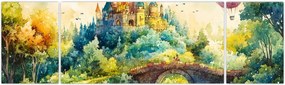 Obraz - Baśniowy zamek (170x50 cm)