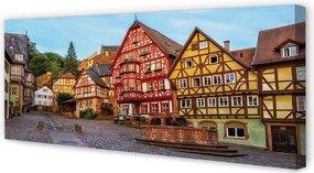 Zdjęcie na płótnie Malownicze Stare Miasto w Bawarii