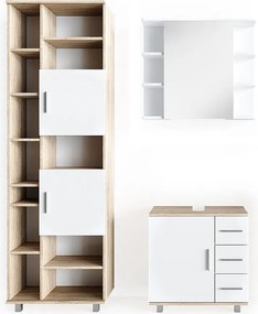 Zestaw mebli łazienkowych sonoma 60x33x60.8 ilias