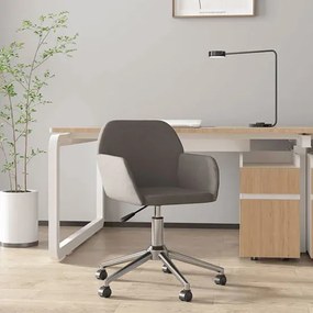 Ciemnoszary fotel obrotowy do biurka F6-F11