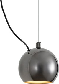 Designerska lampa wisząca ciemny chrom do systemu szynowego 1-fazowego - Slimline Sara