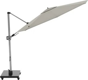 KNIRPS 320 x 320 cm - luksusowy wahadłowy parasol ogrodowy z drążkiem bocznym : Kolor parasola - Sandy