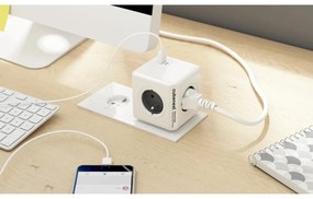 Rozgałęźnik do gniazdka 12 cm PowerCube Original USB – Cubenest