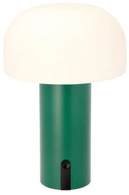 Biało-zielona lampa stołowa LED (wysokość 22,5 cm) Styles – Villa Collection
