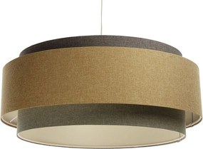 Lampa wisząca ERUTAN DUDU szara/beżowa