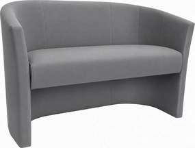 Sofa CLUB tapicerowana : Kolor tkaniny - VELVET - MG17, Typ tkaniny - Velvet