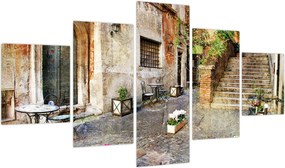 Obraz - Stare ulice Rzymu (125x70 cm)