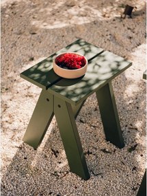 Zielone drewniane krzesło ogrodowe Navo – noo.ma