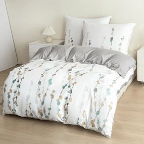 PrzytulneMieszkanie.pl PrzytulneMieszkanie.pl Pościel z mikroflanelu CALIWA biała Rozmiar pościeli: 70 x 90 cm | 140 x 200 cm