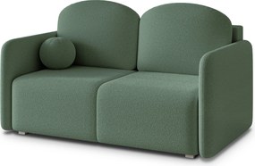 Masseno Sofa SUVI II z funkcją spania i pojemnikiem na pościel, Rozkładana sofa - Zielony, QUELLE 37