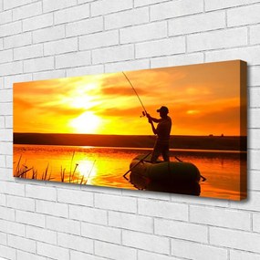 Obraz canvas Spokojny Wieczór nad Jeziorem