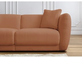 Pomarańczowa sofa 230 cm Bourbon – Bobochic Paris