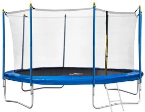 DUŻA TRAMPOLINA OGRODOWA Z DRABINKĄ 12FT - 366cm