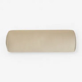 Poduszka Wałek 15x50 Cm Z Tkaniny Somalia Kremowa Tapioca - Sklum