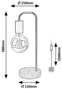 Rabalux 2090 dekoracyjna lampa stołowa Bruno